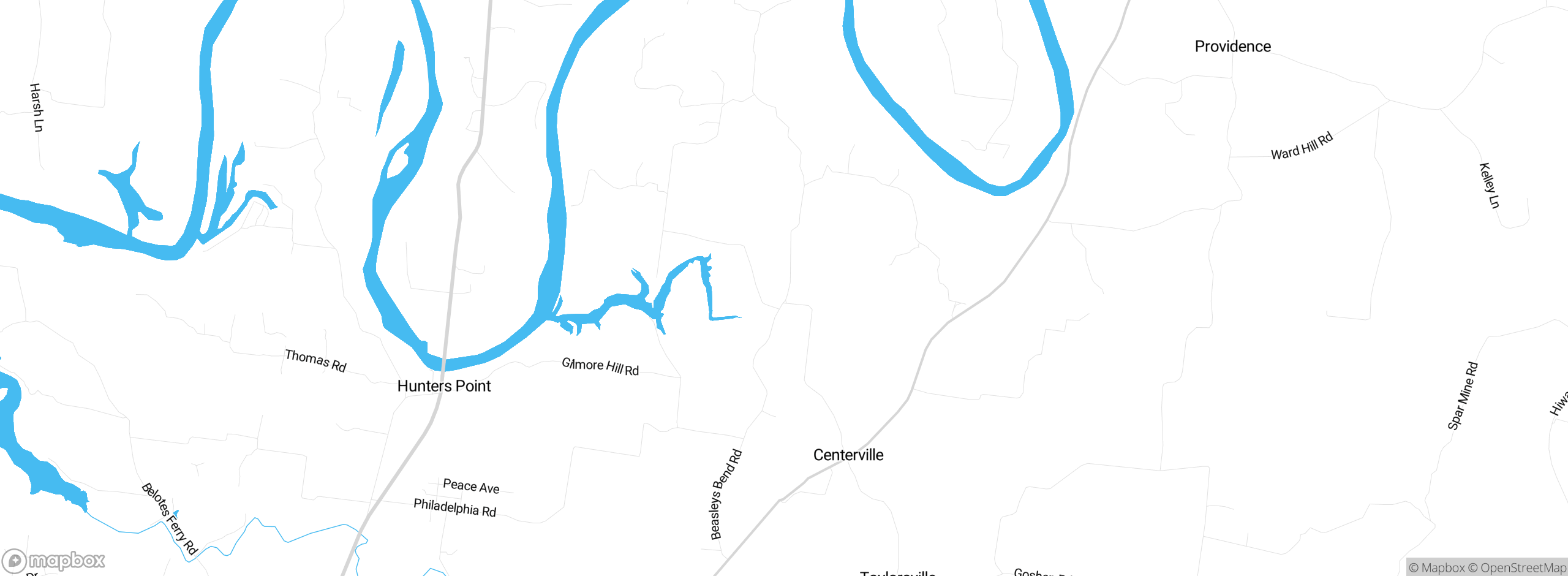 Map showing approximate location