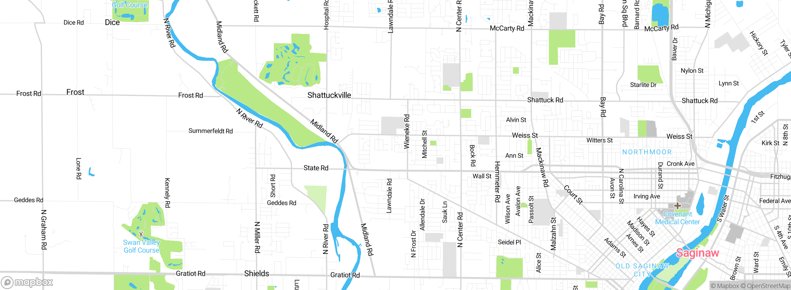 Map showing approximate location