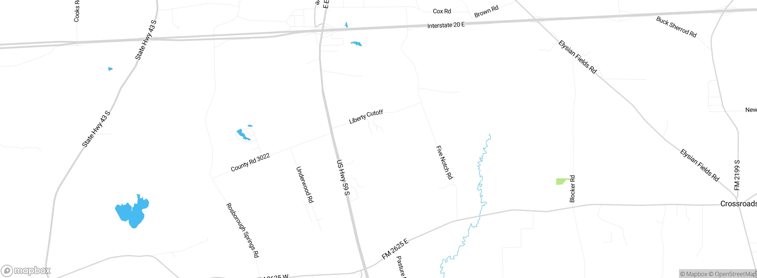 Map showing approximate location