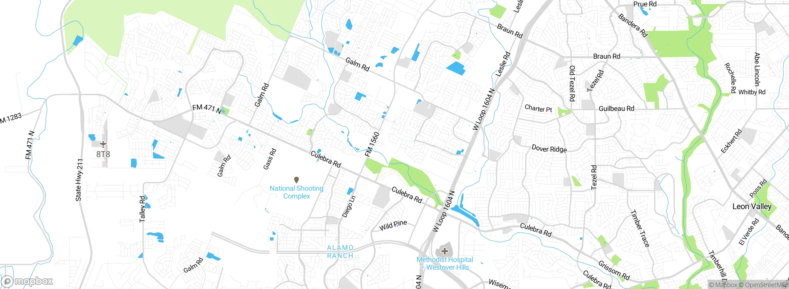 Map showing approximate location