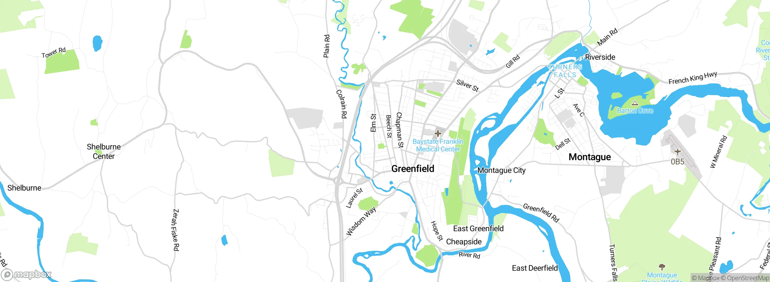 Map showing approximate location
