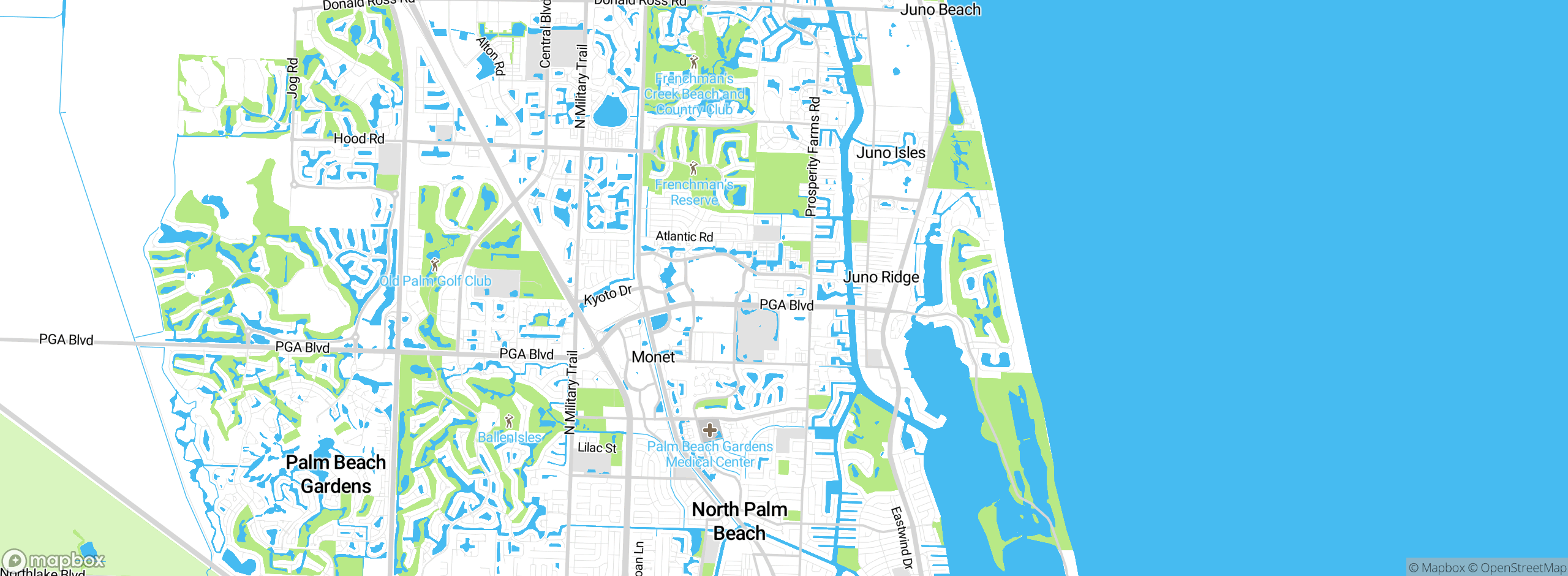 Map showing approximate location