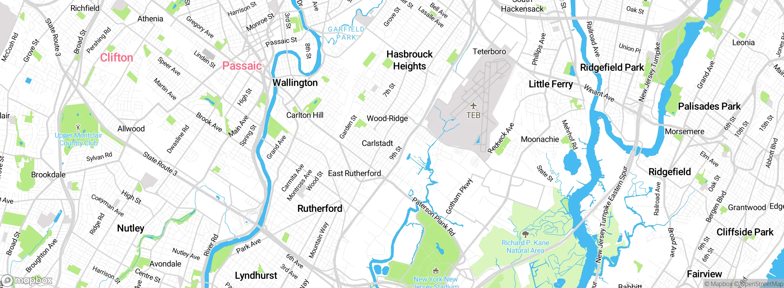 Map showing approximate location