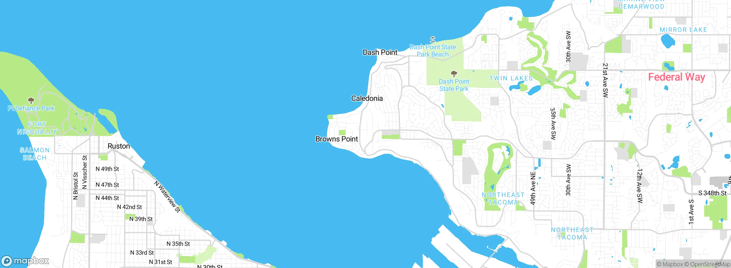 Map showing approximate location