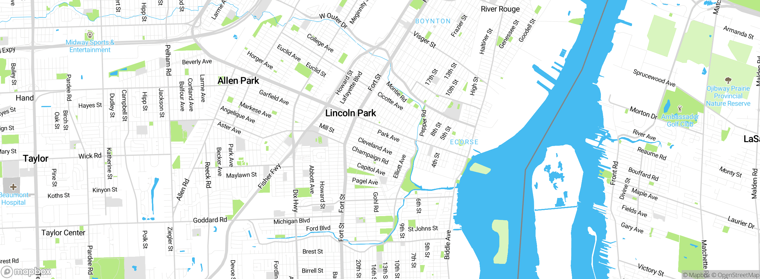 Map showing approximate location
