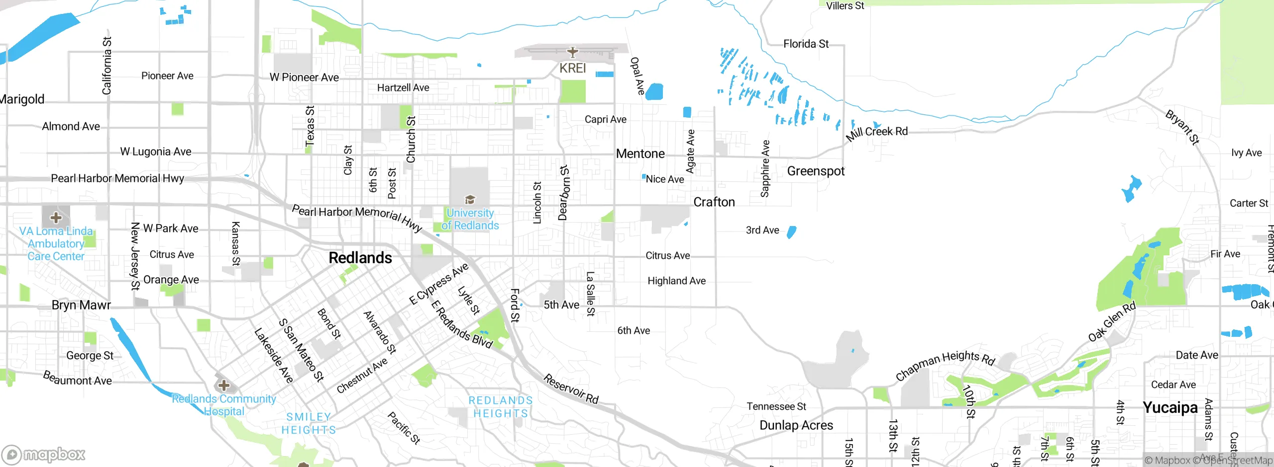 Map showing approximate location