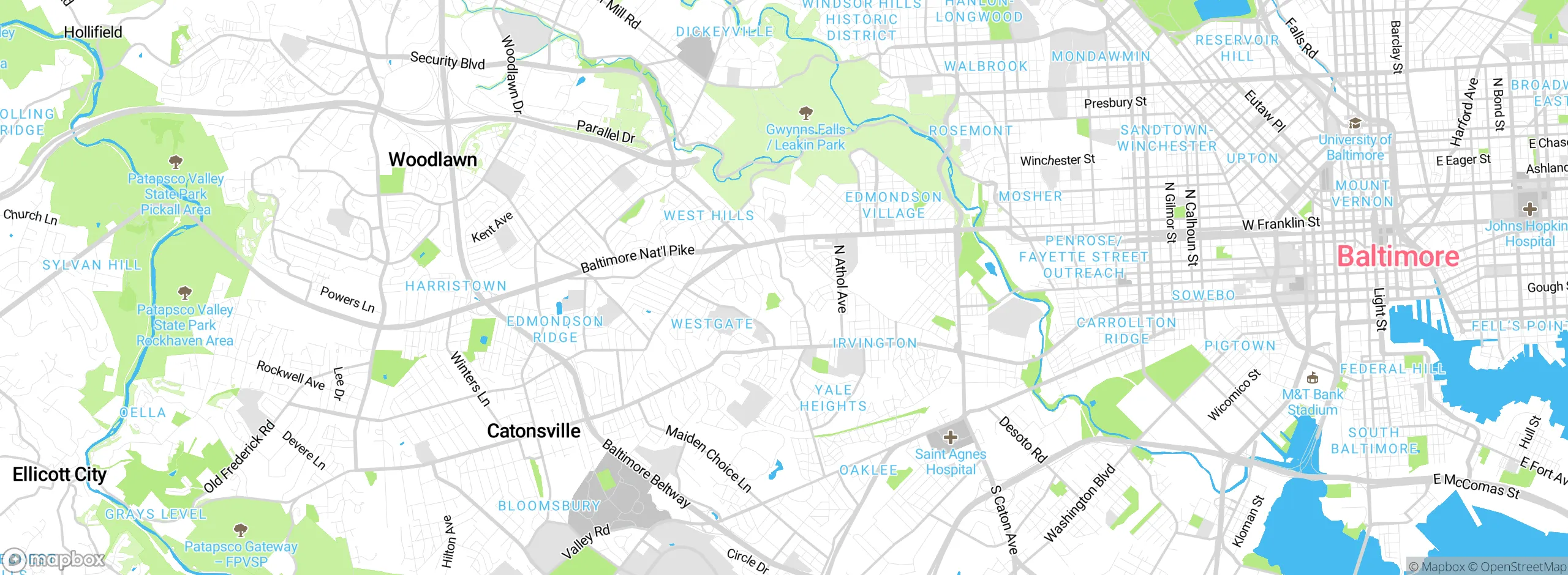 Map showing approximate location