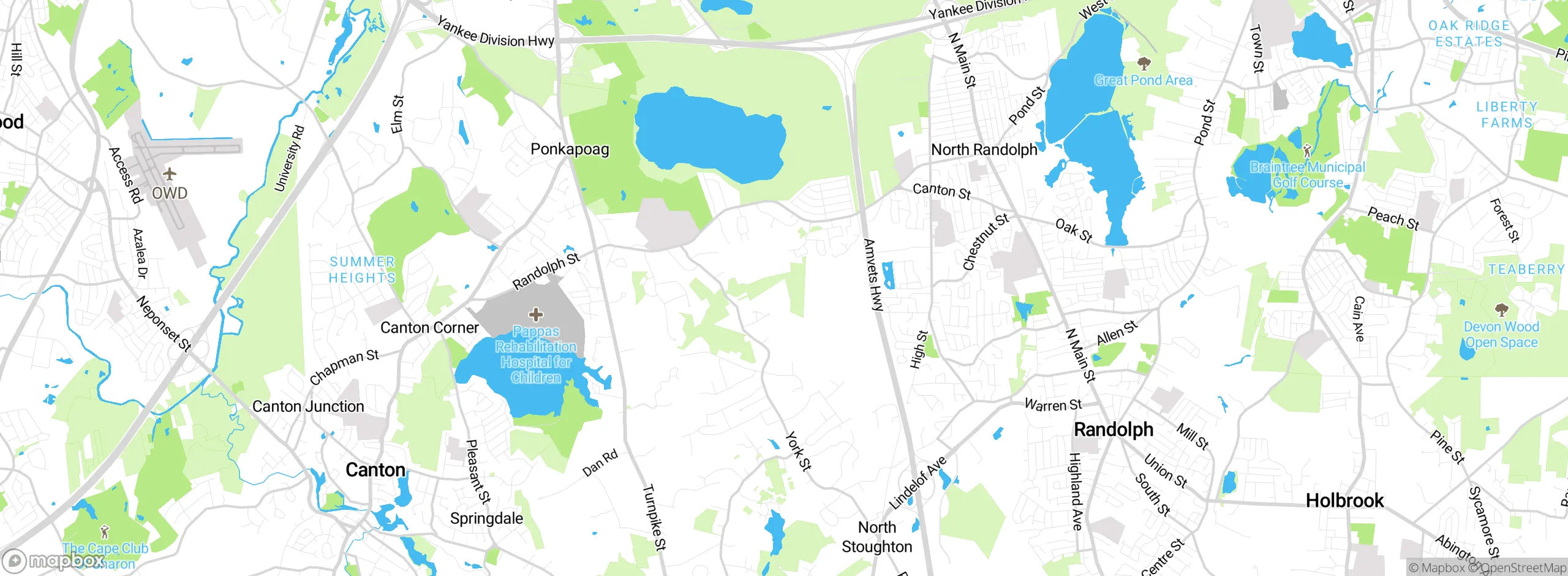 Map showing approximate location