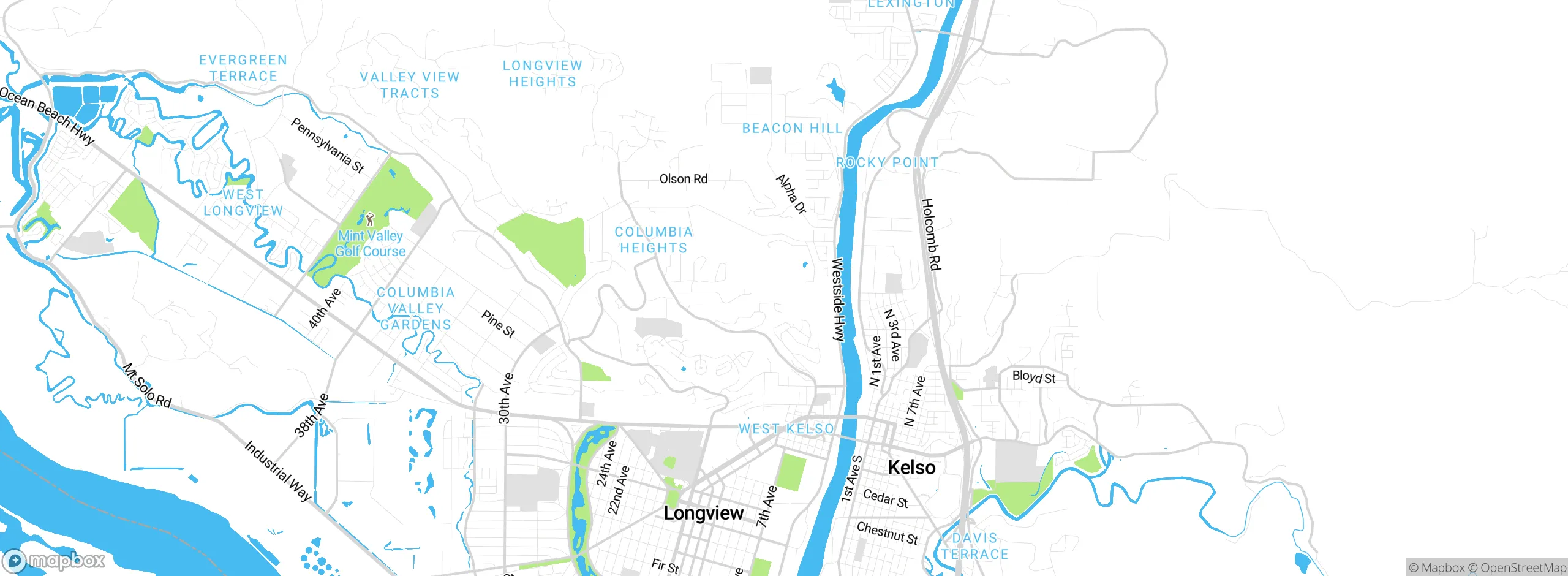 Map showing approximate location