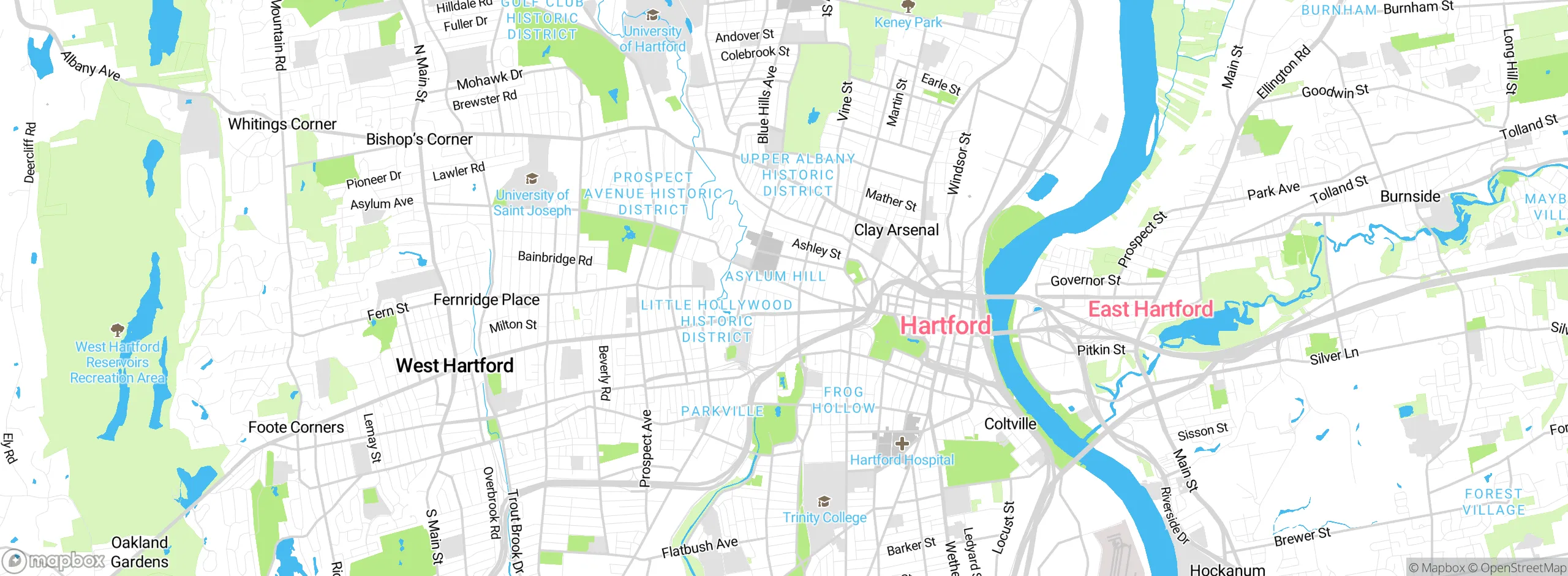 Map showing approximate location
