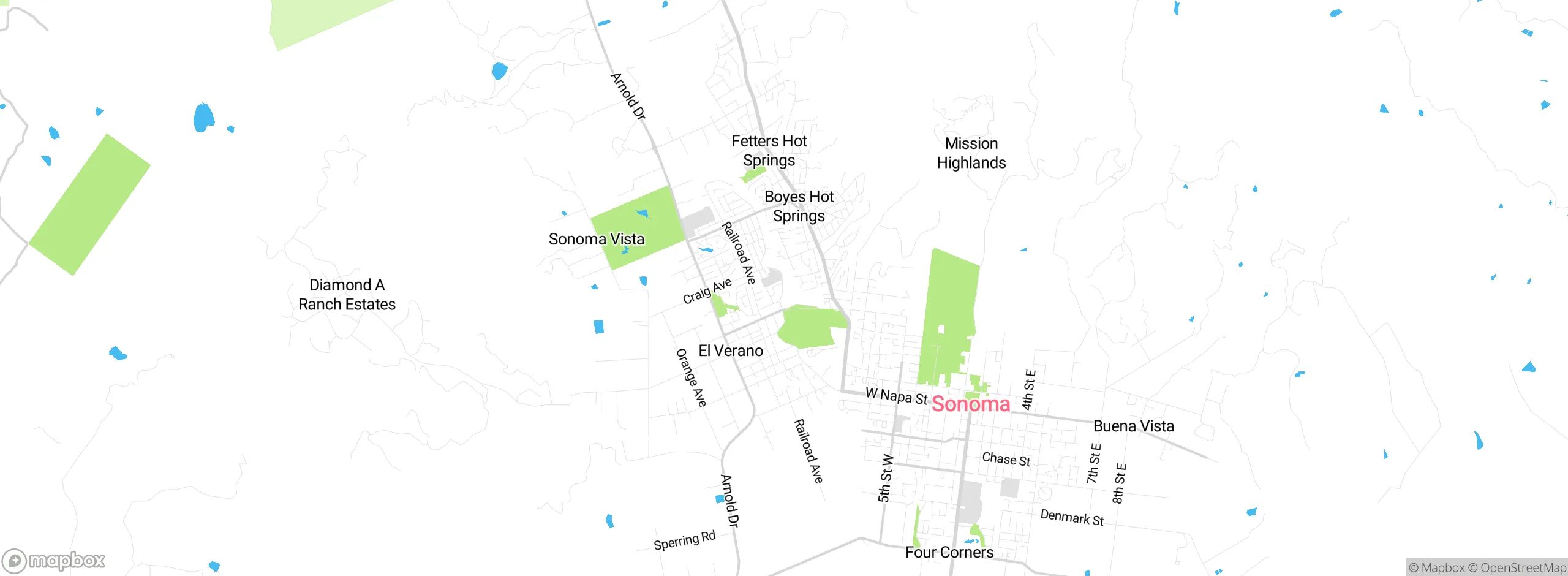 Map showing approximate location