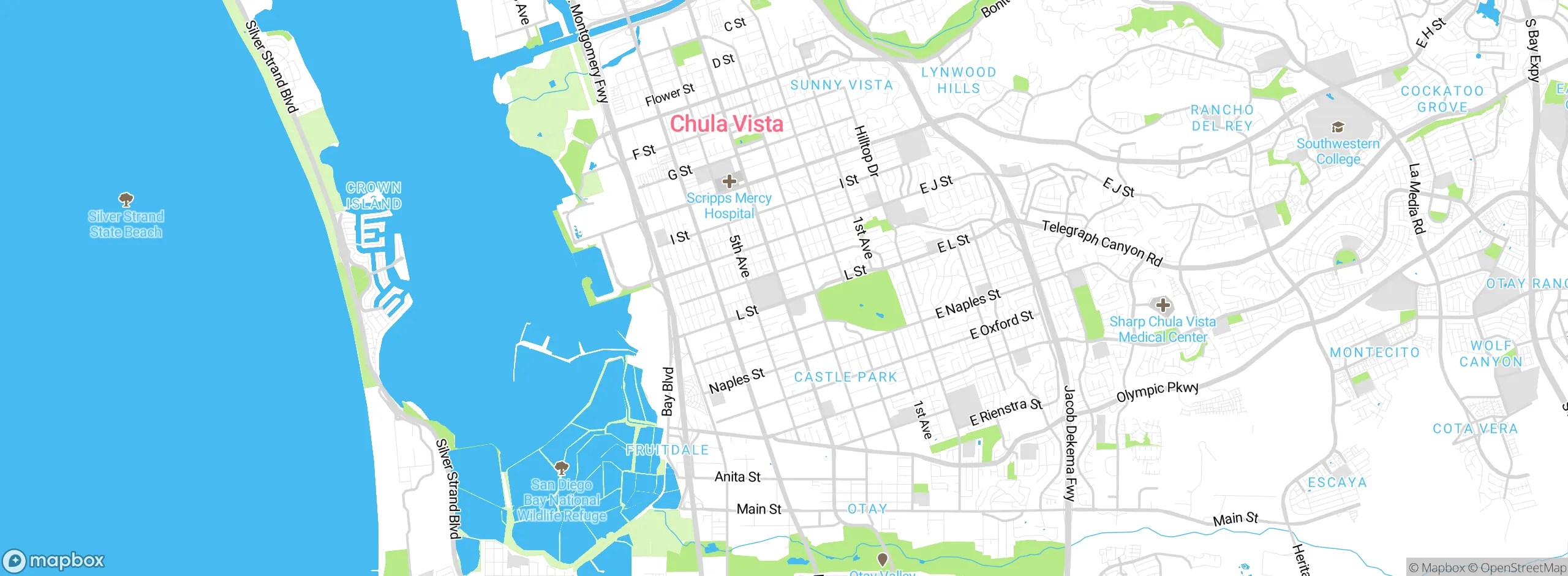 Map showing approximate location