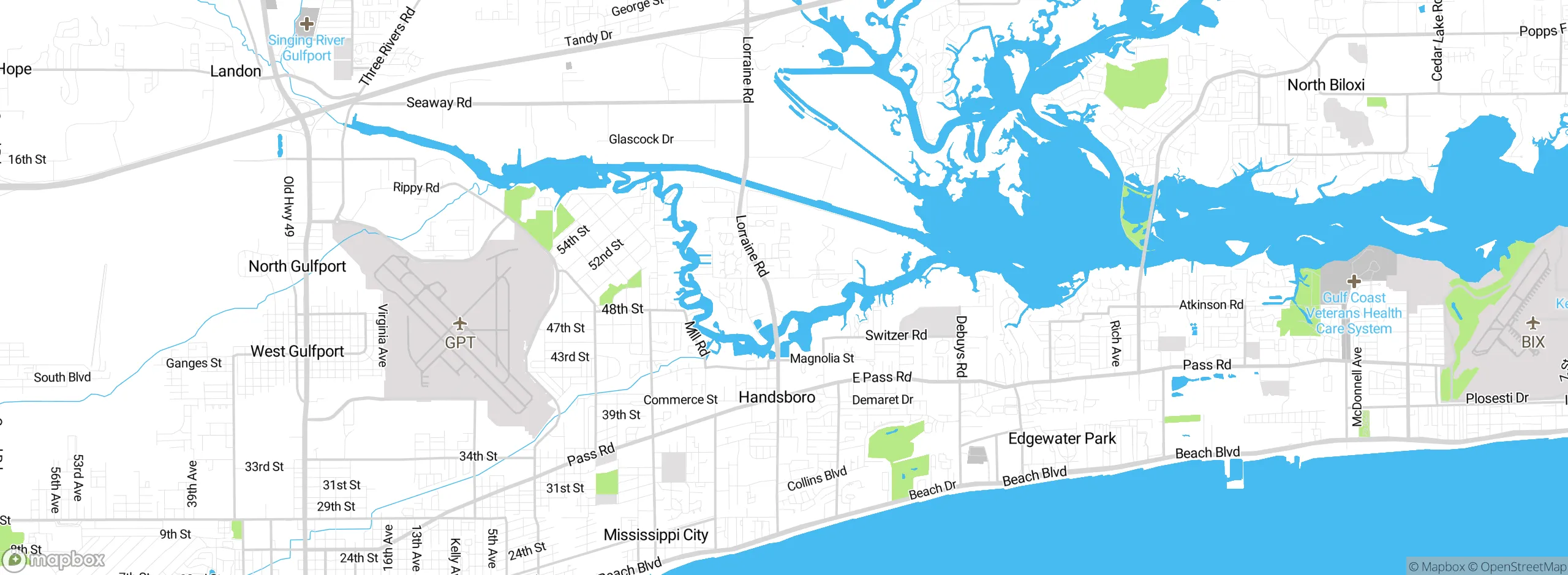 Map showing approximate location
