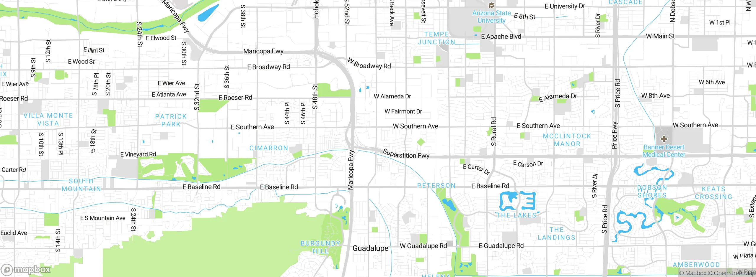 Map showing approximate location