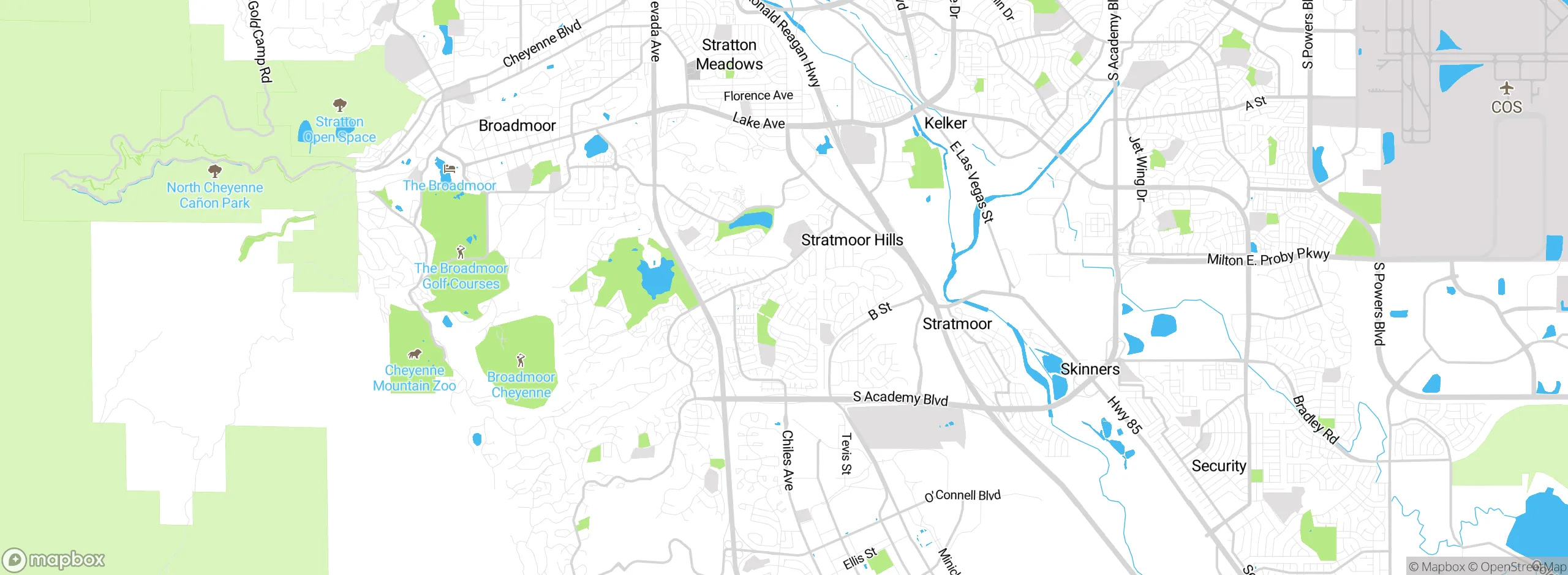 Map showing approximate location