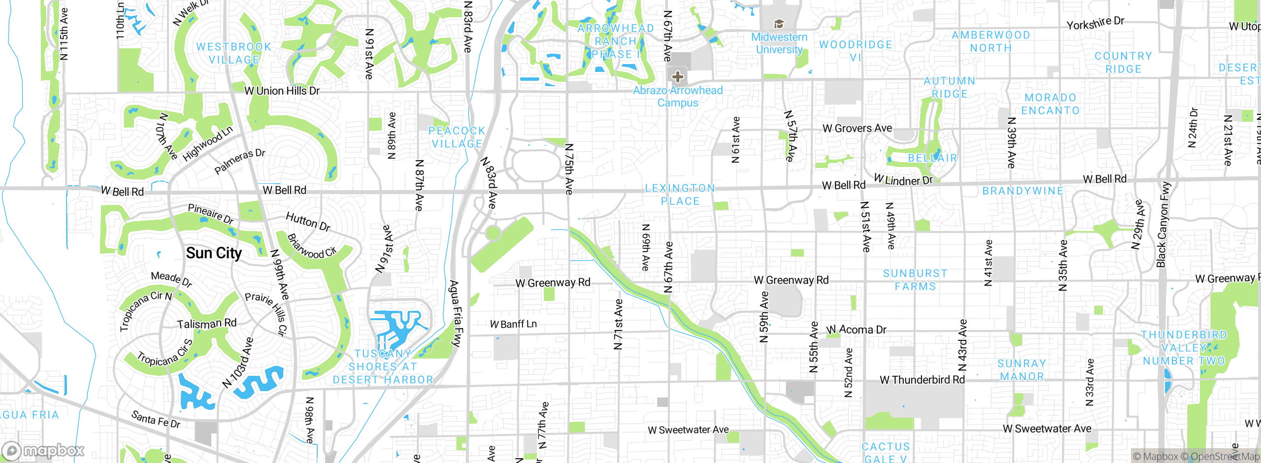 Map showing approximate location