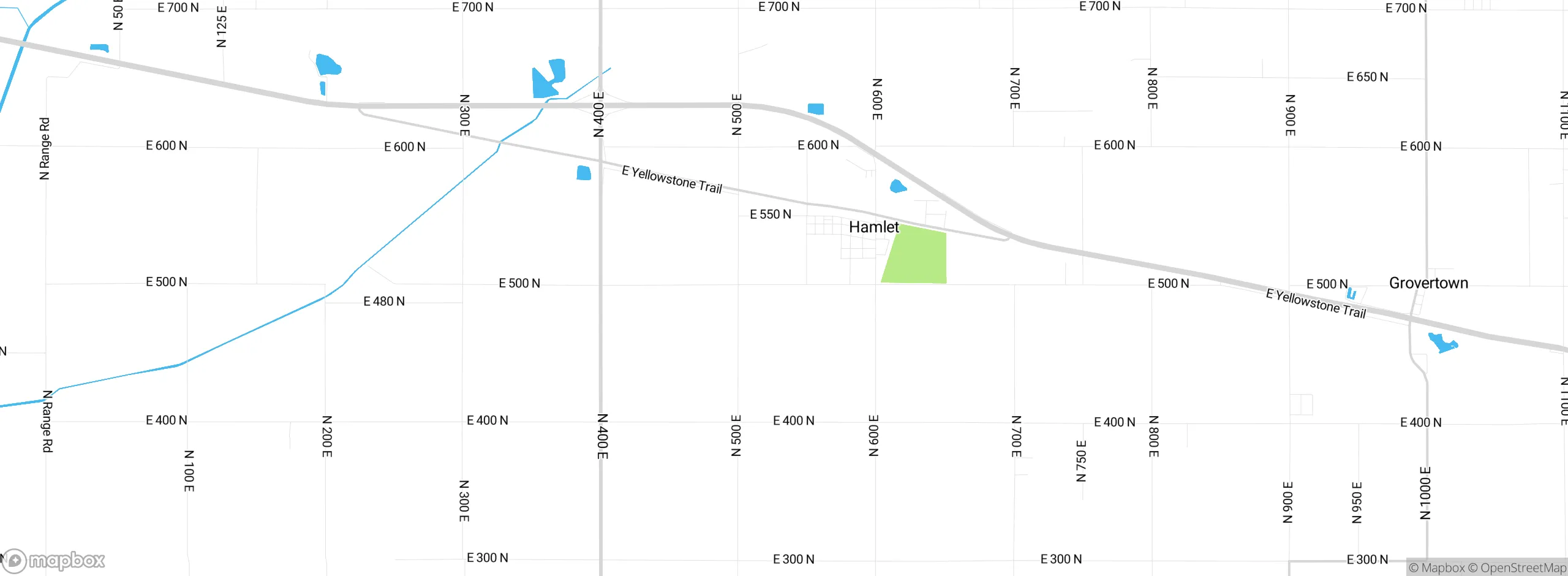 Map showing approximate location