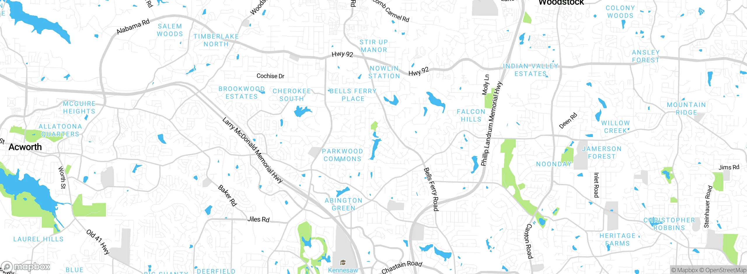 Map showing approximate location