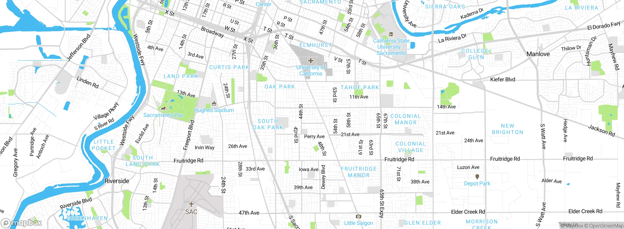 Map showing approximate location
