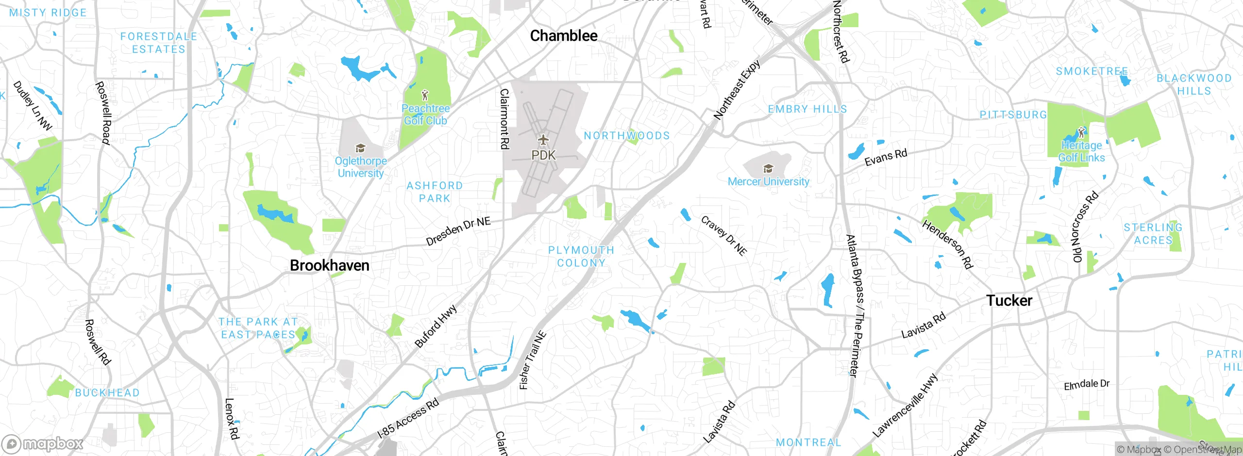 Map showing approximate location