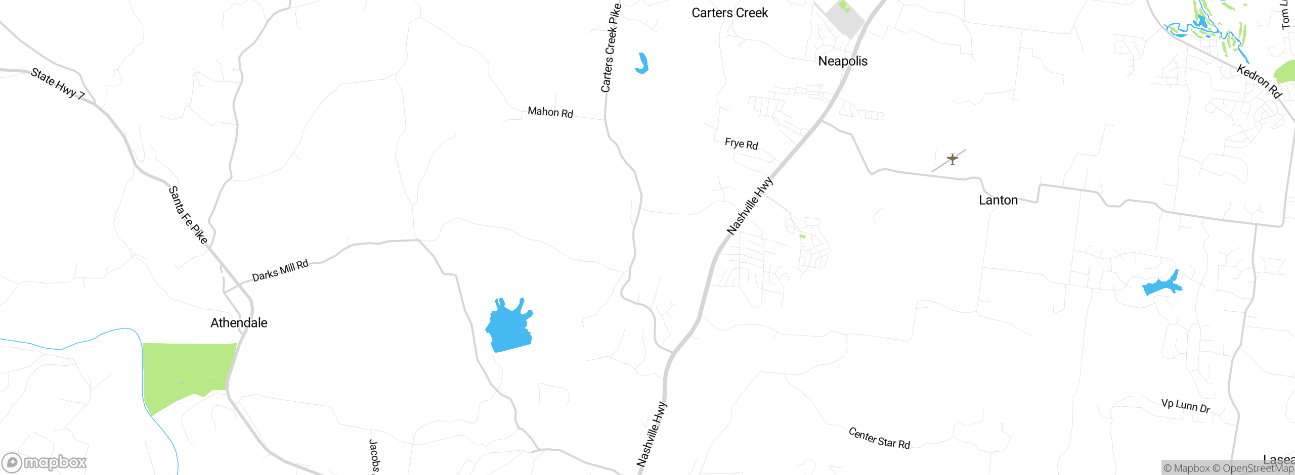 Map showing approximate location