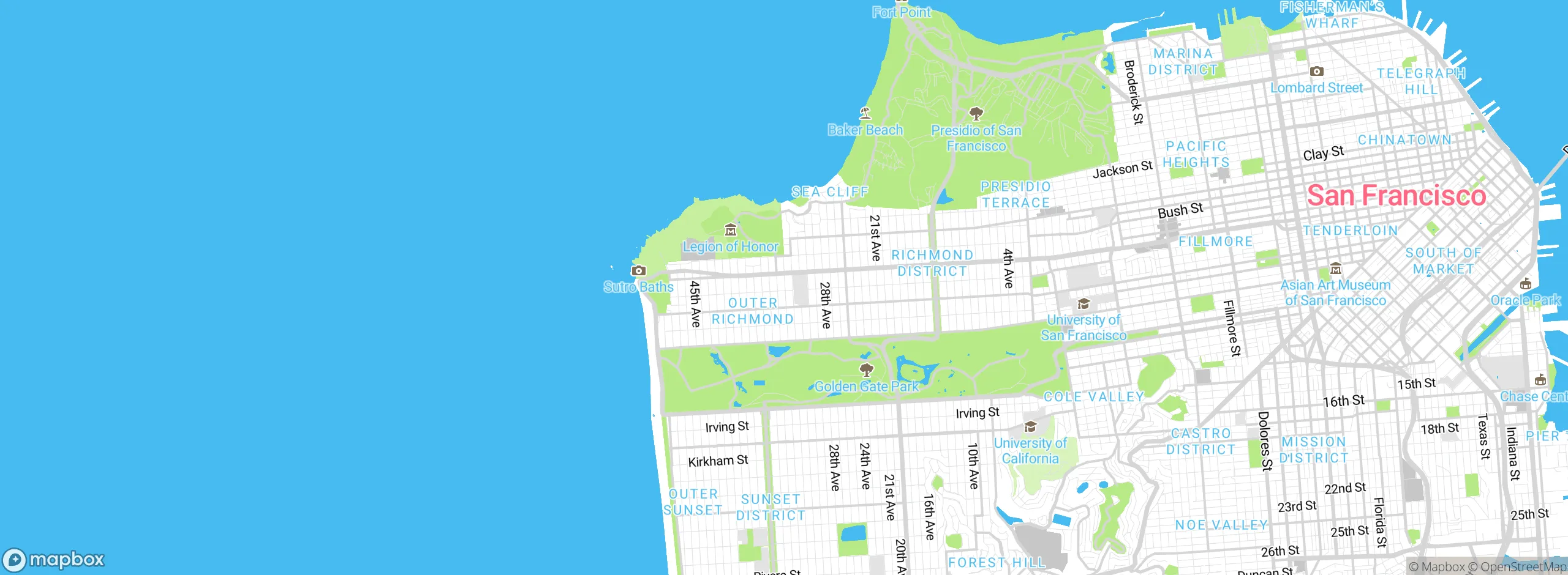 Map showing approximate location