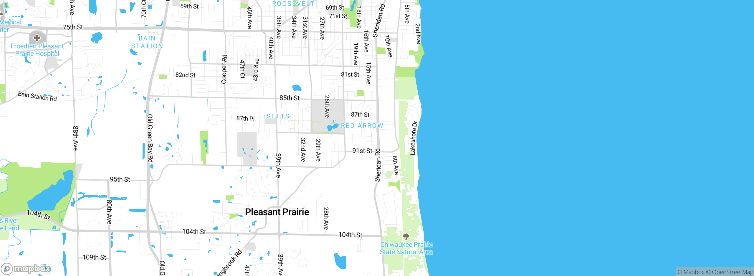 Map showing approximate location