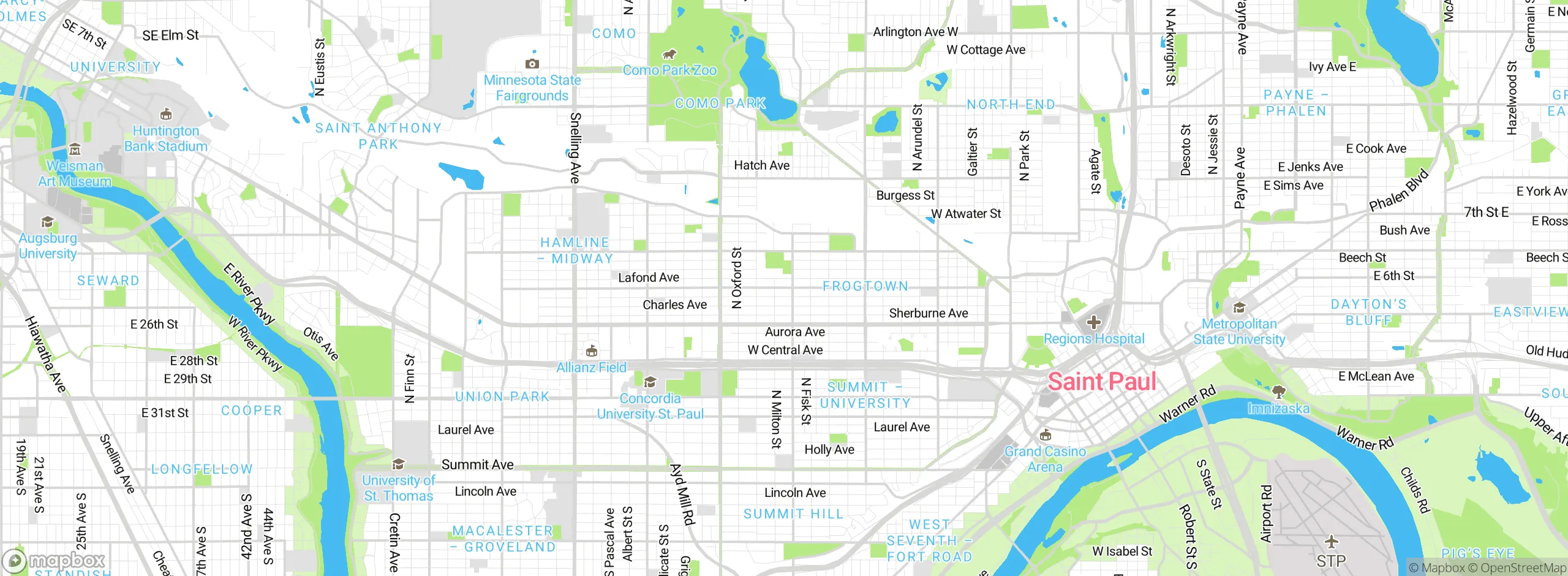 Map showing approximate location
