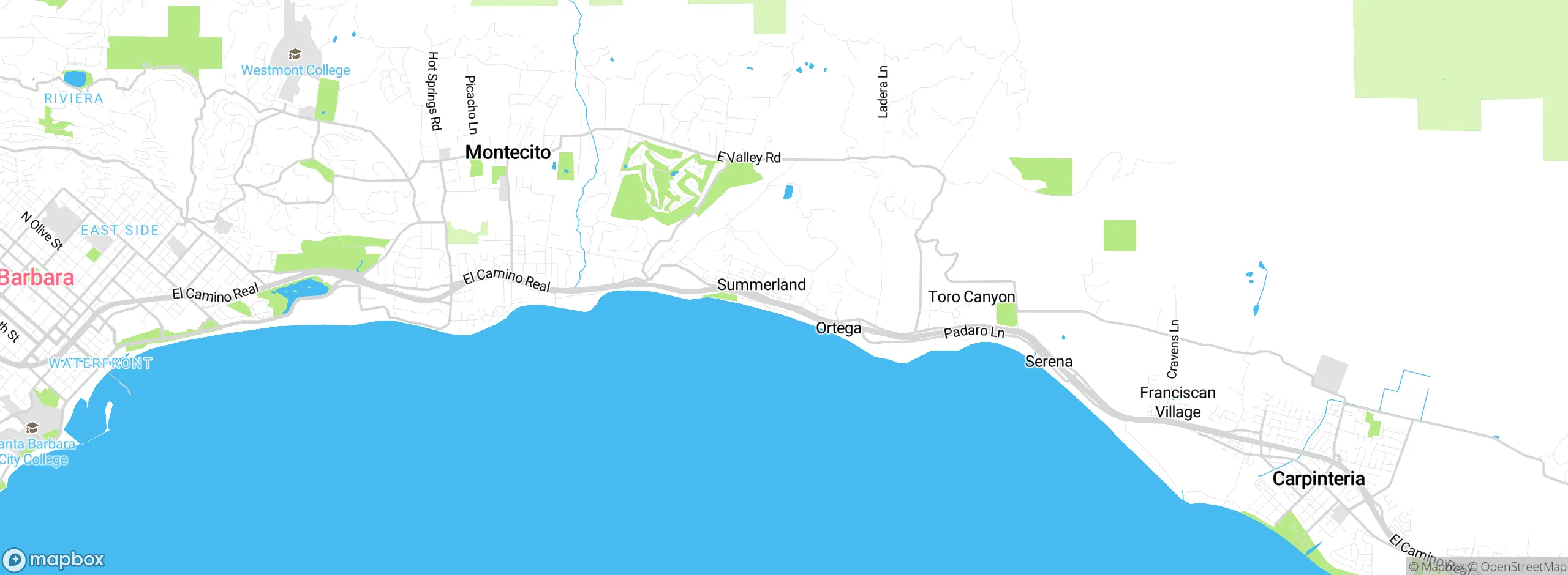 Map showing approximate location