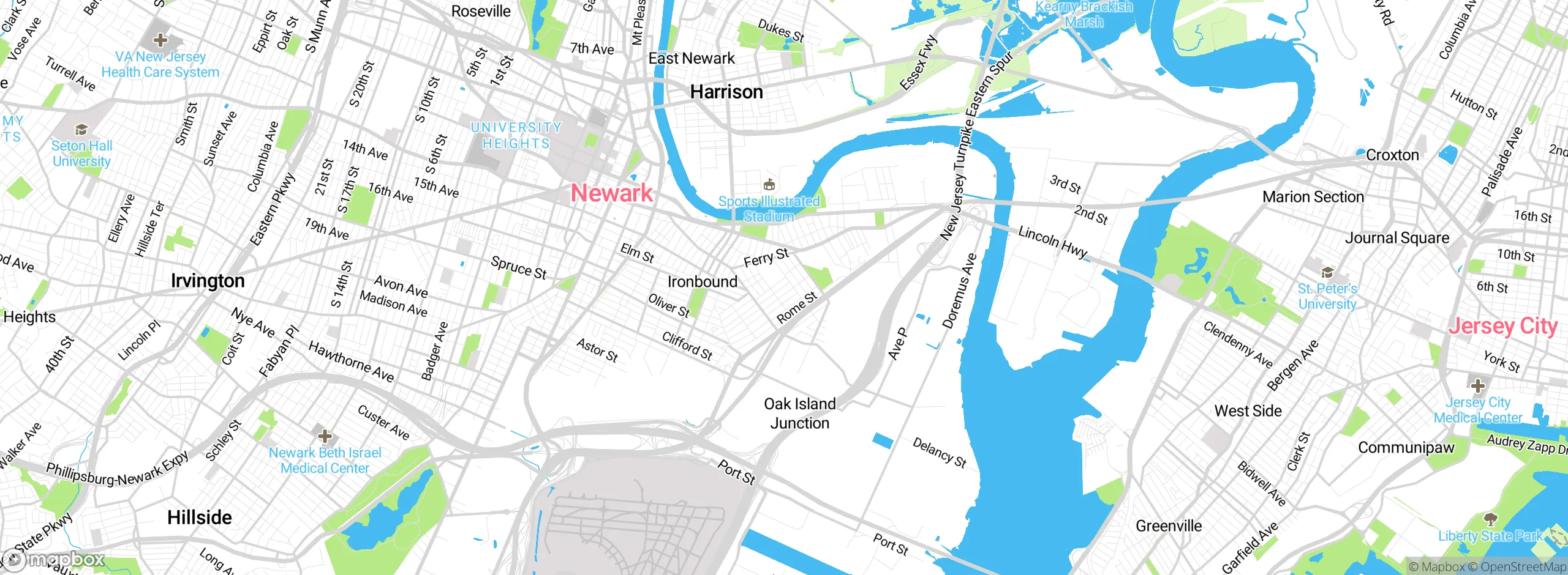 Map showing approximate location