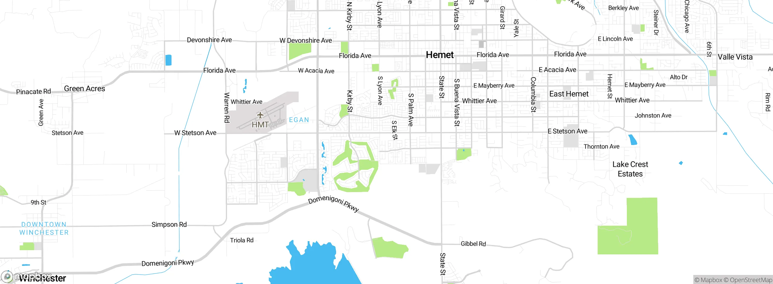 Map showing approximate location