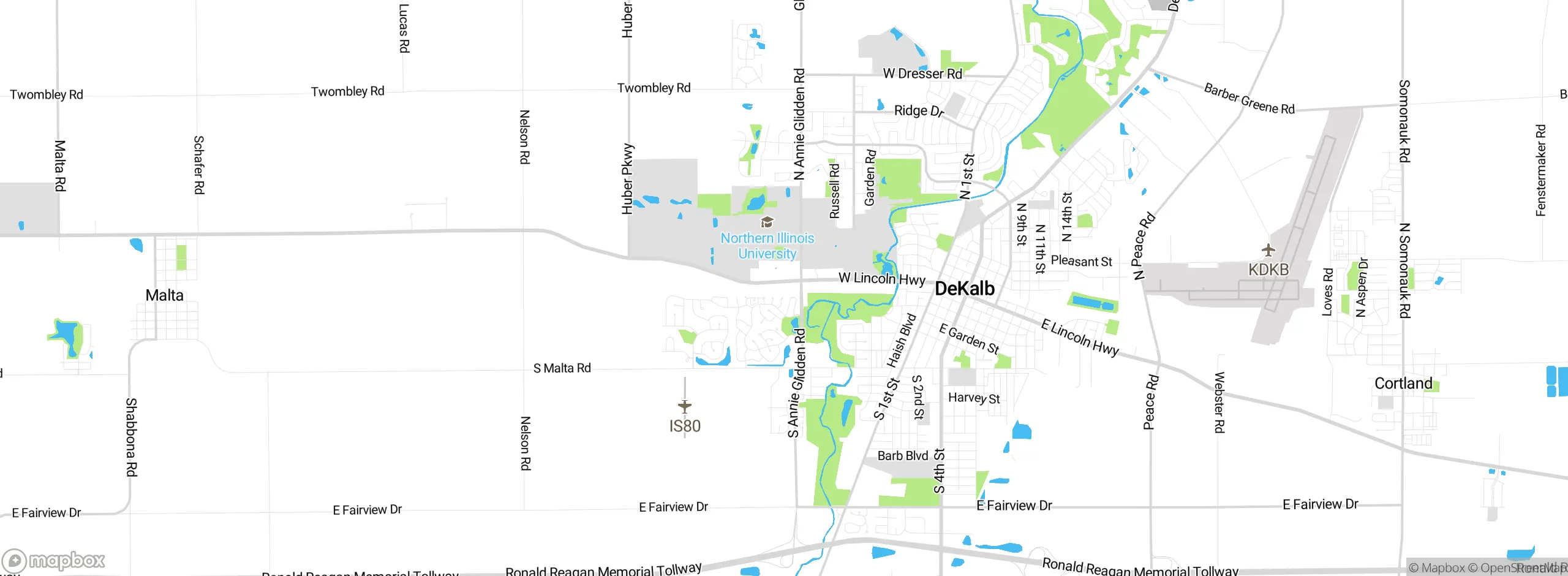 Map showing approximate location