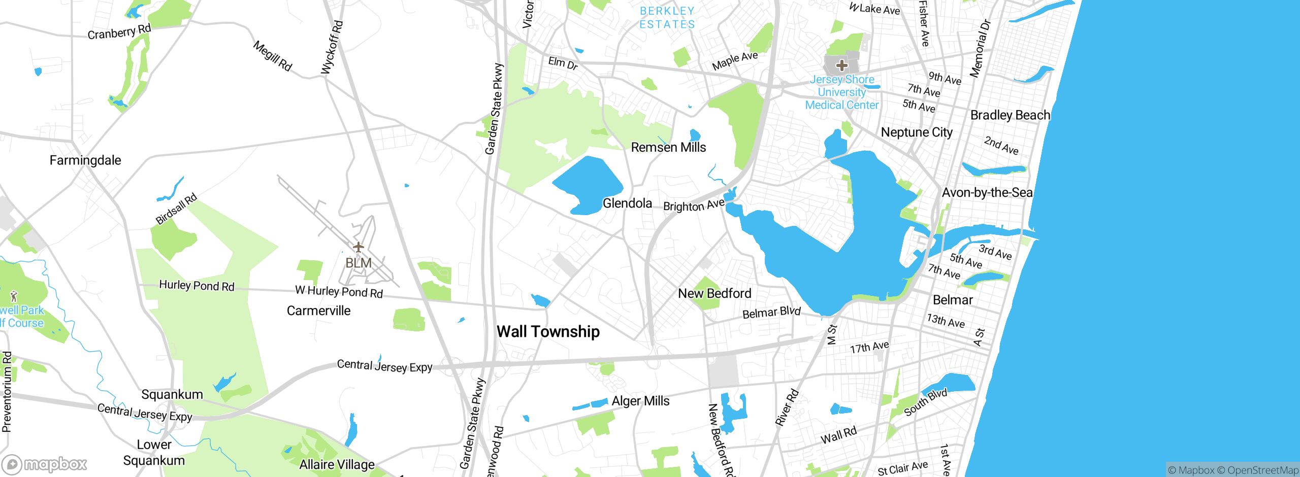 Map showing approximate location