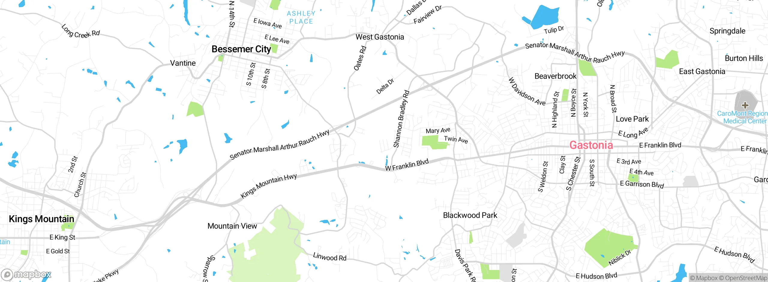 Map showing approximate location