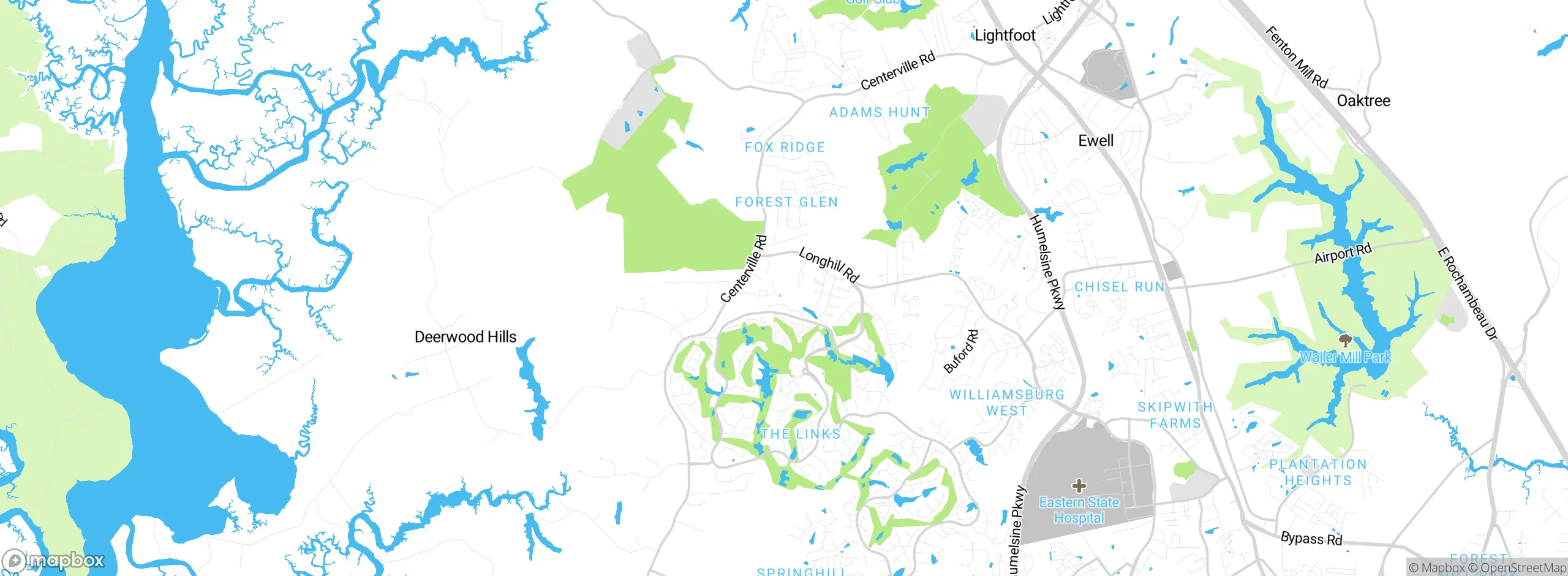 Map showing approximate location