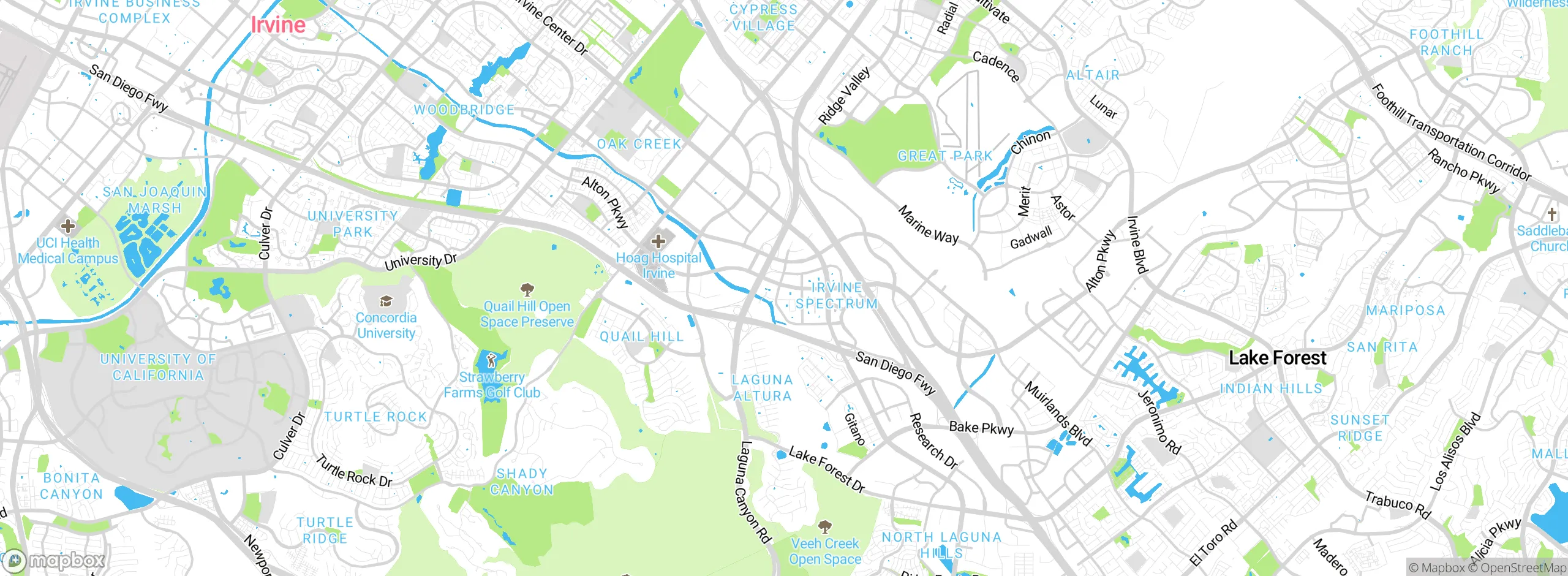 Map showing approximate location