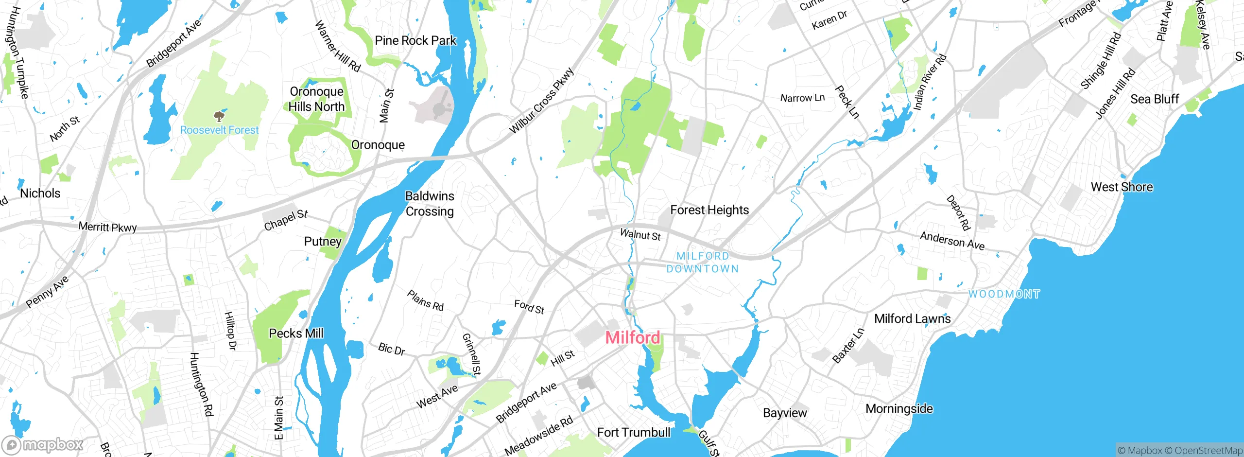 Map showing approximate location