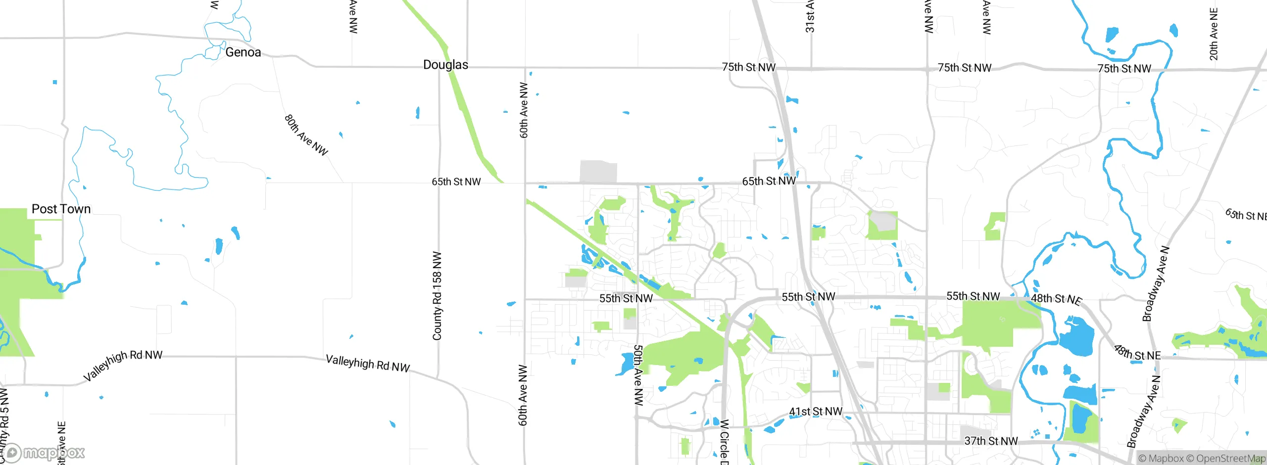 Map showing approximate location