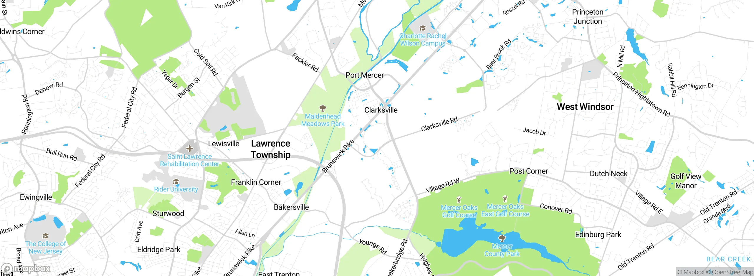 Map showing approximate location