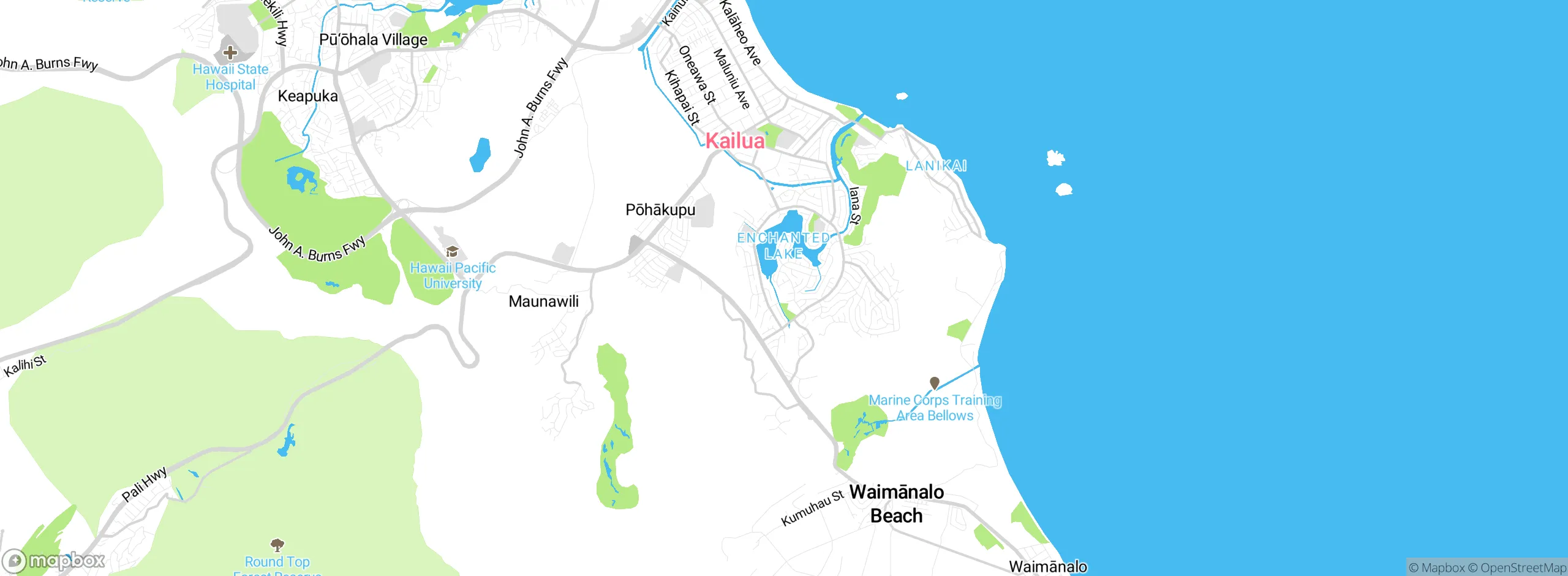 Map showing approximate location