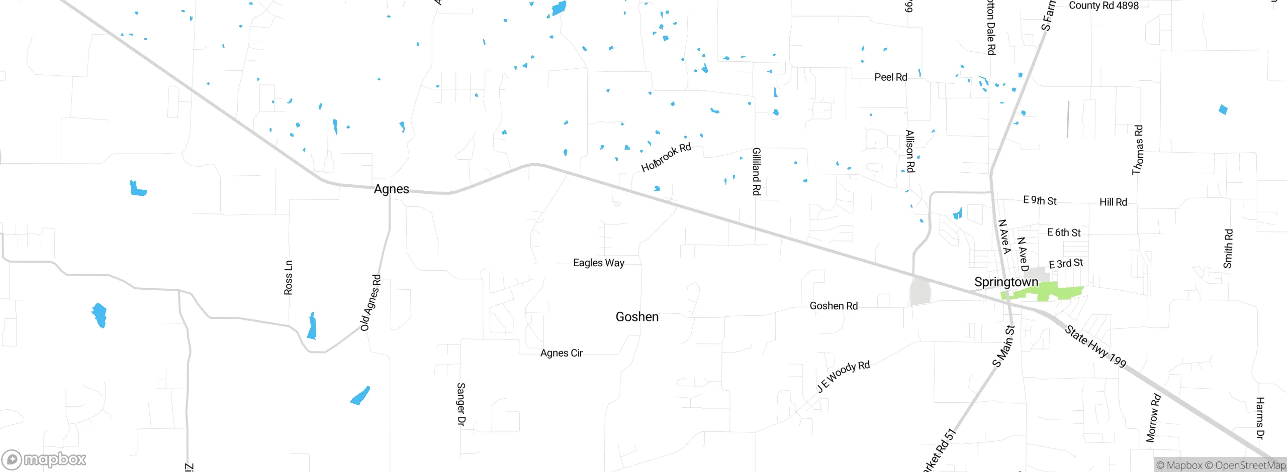 Map showing approximate location