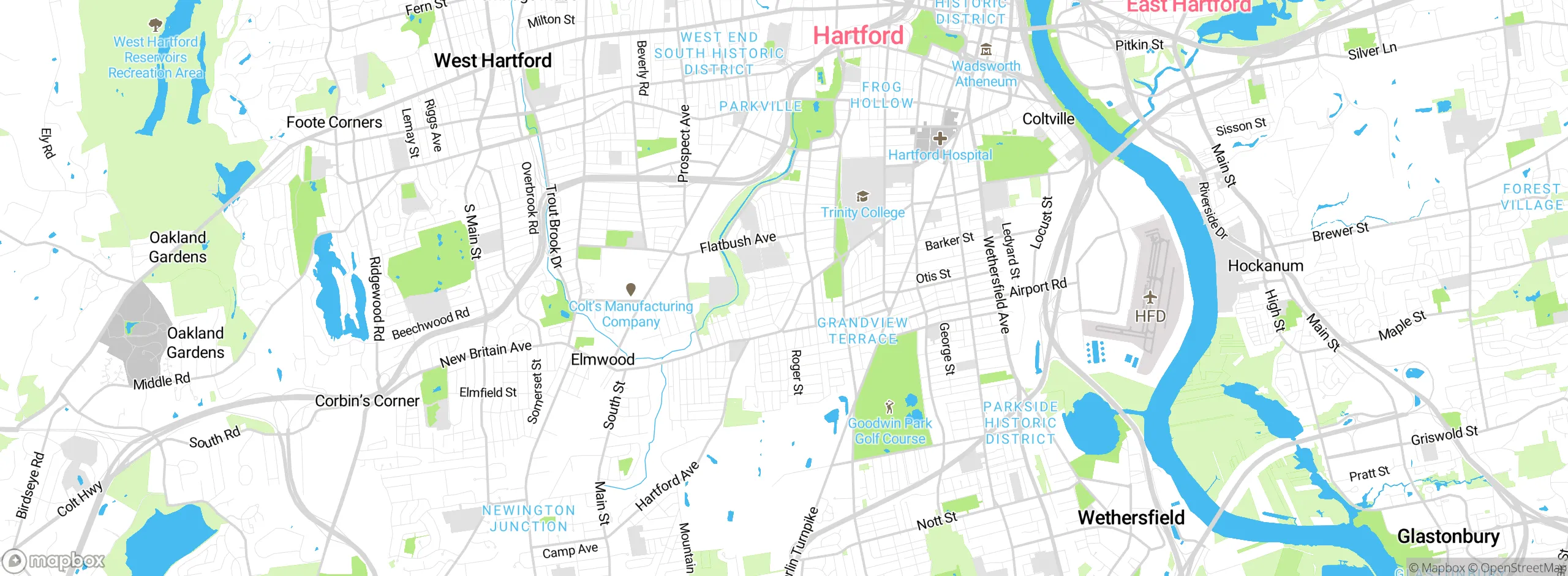 Map showing approximate location