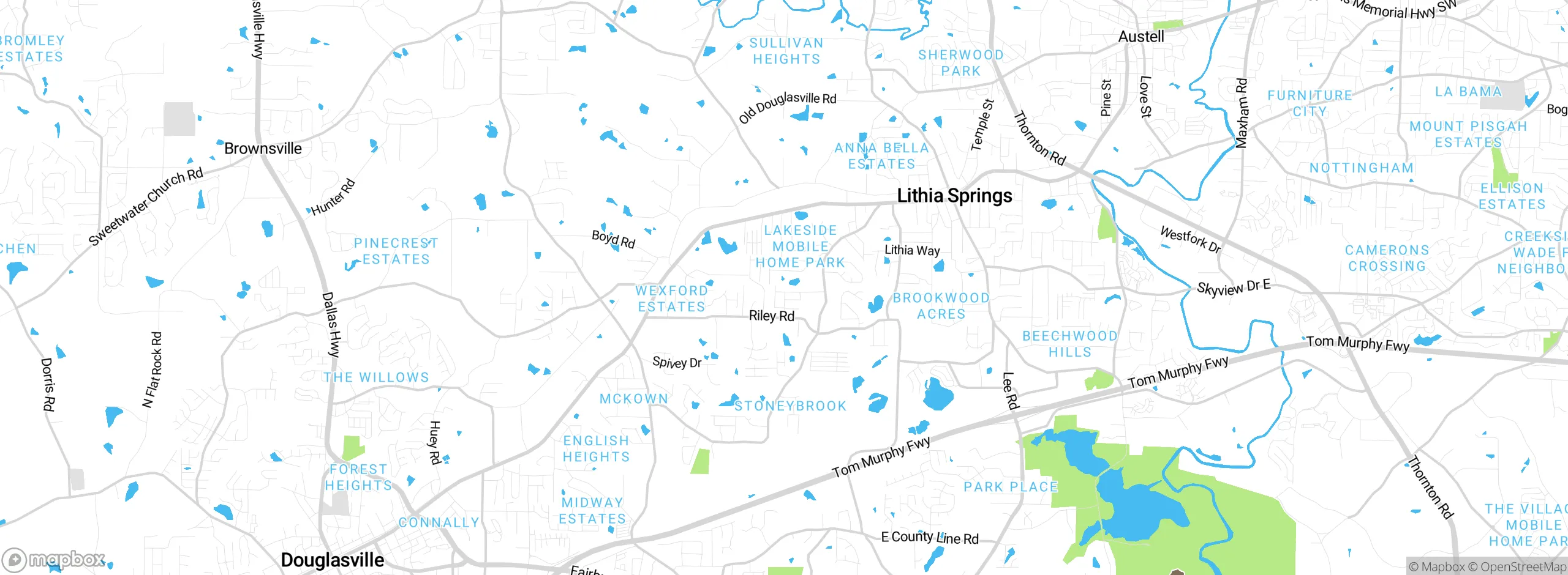Map showing approximate location