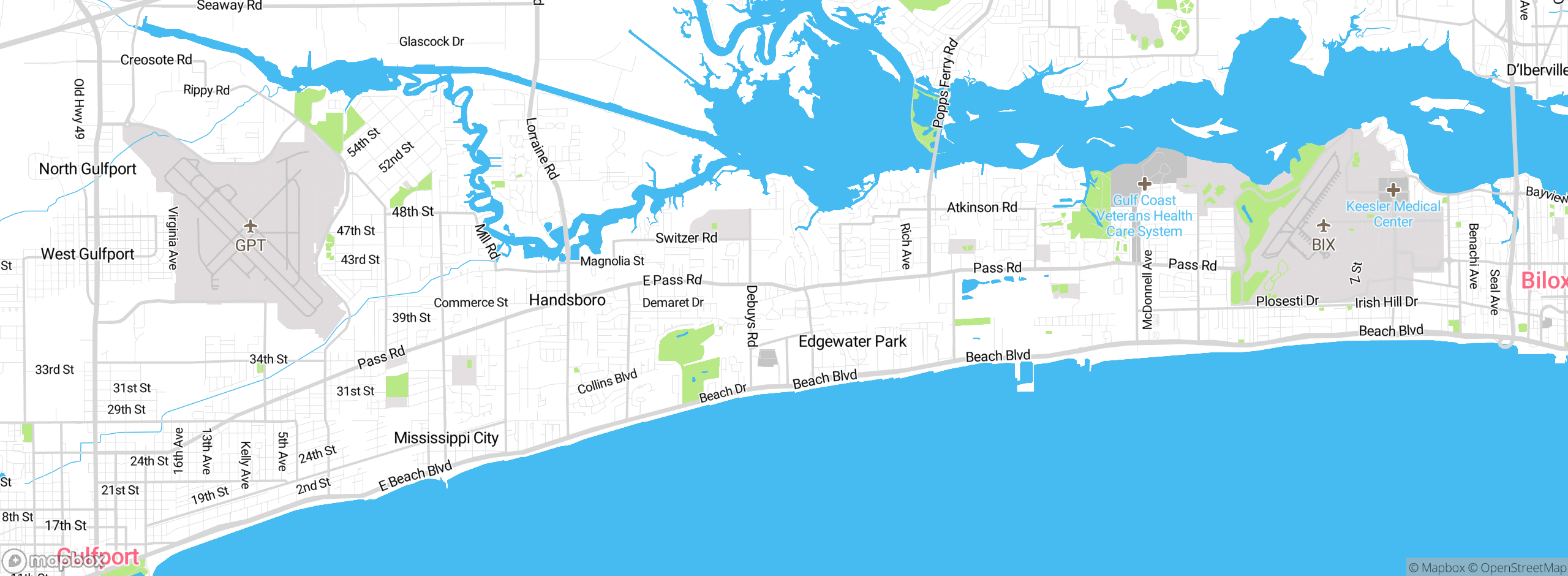 Map showing approximate location