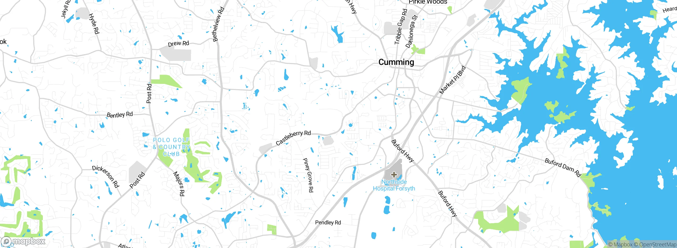 Map showing approximate location