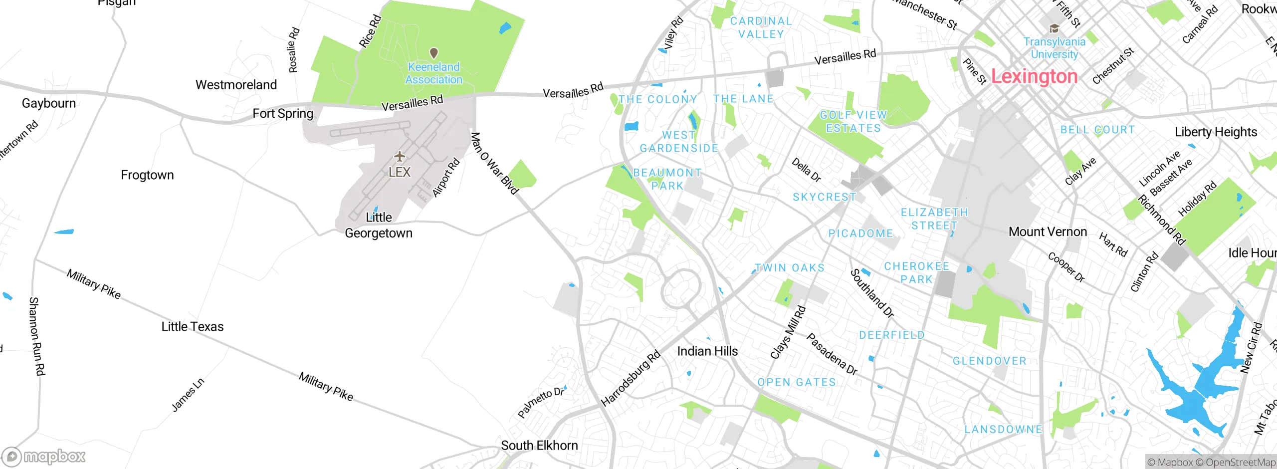 Map showing approximate location