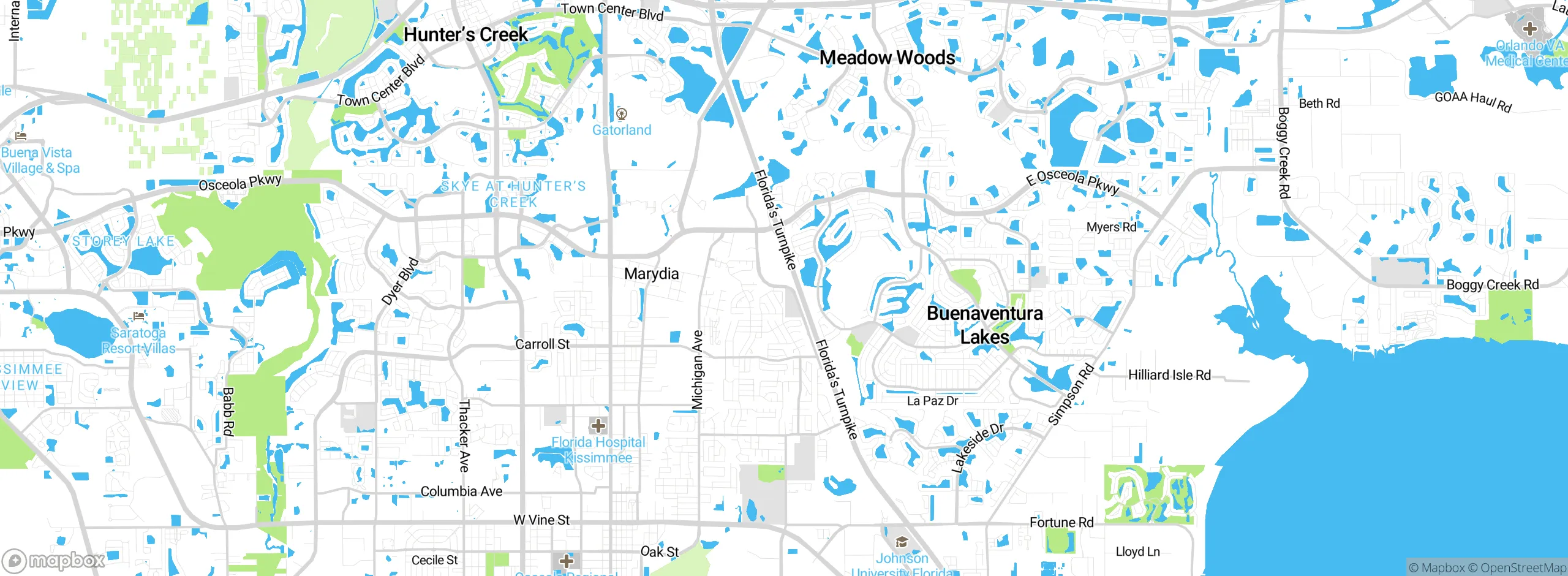 Map showing approximate location