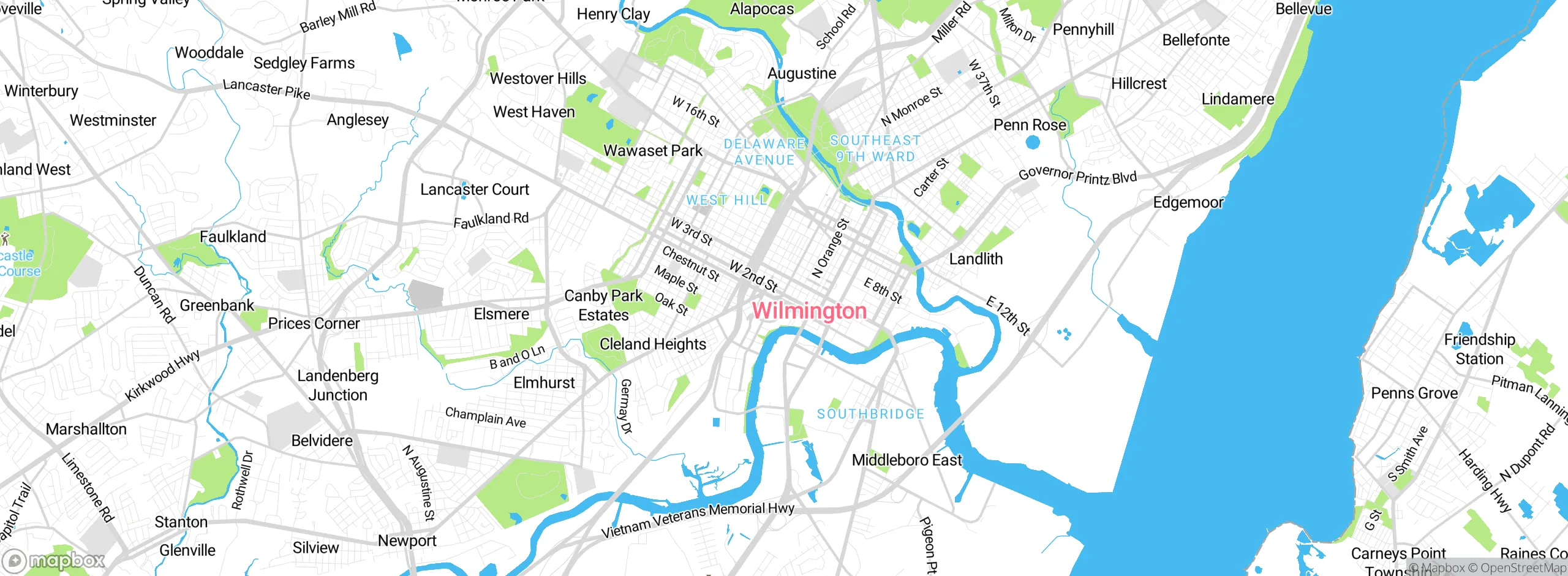 Map showing approximate location