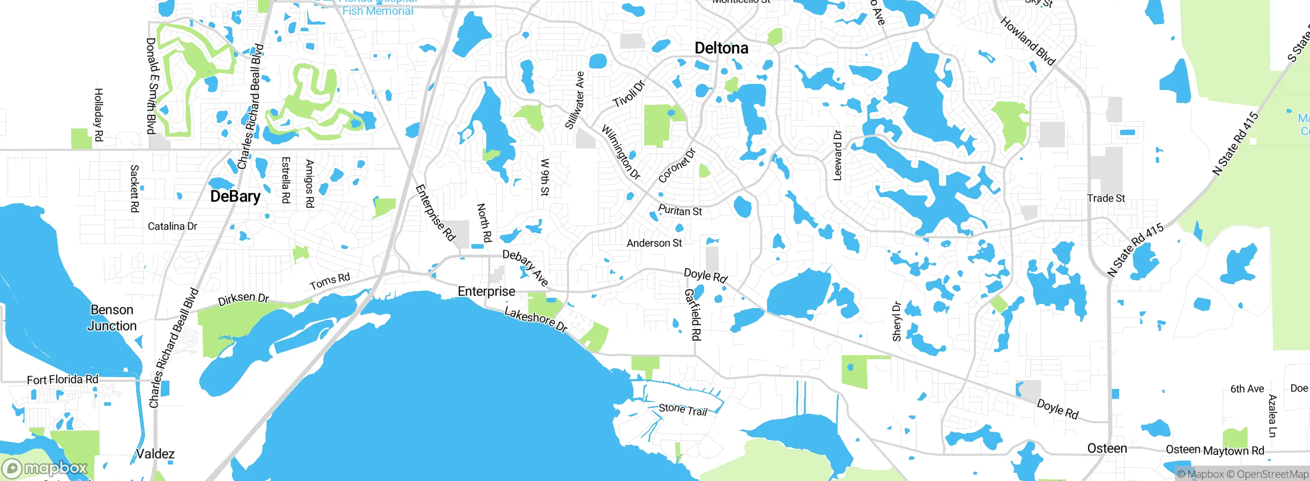 Map showing approximate location