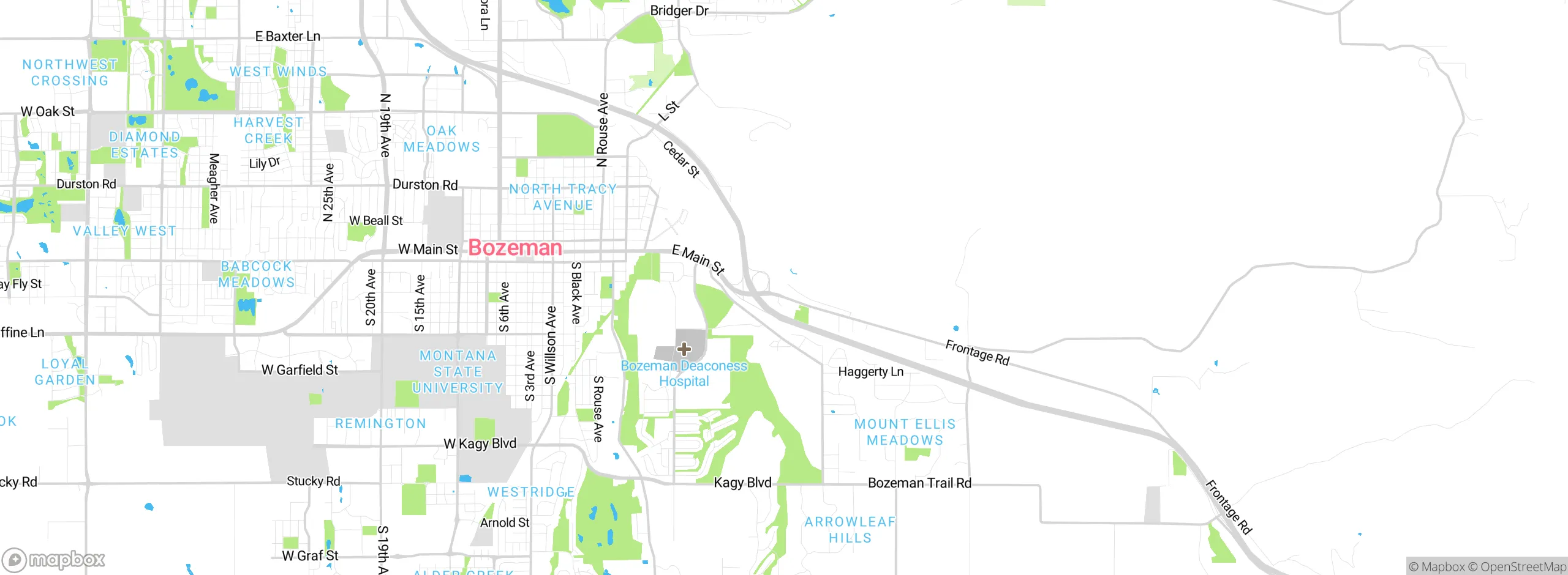 Map showing approximate location